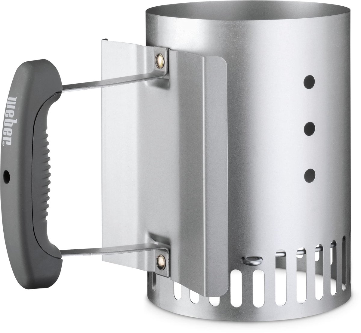 Omgoods- Brikettenstarter Snelste manier om briketten aan te steken - Houtskool Brander - Aluminium - Duurzaam - Twee handvaten - Veilig en eenvoudig in gebruik - Barbecueaccessoire