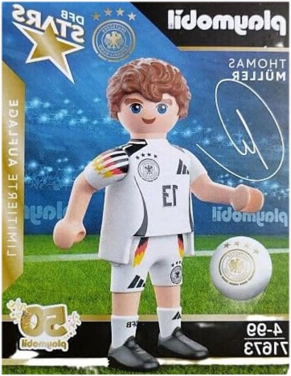 DFB Sterren Figuur - Voetbalheld Speler - Verzamelen - Beperkte Editie - 75 cm - Multicolor