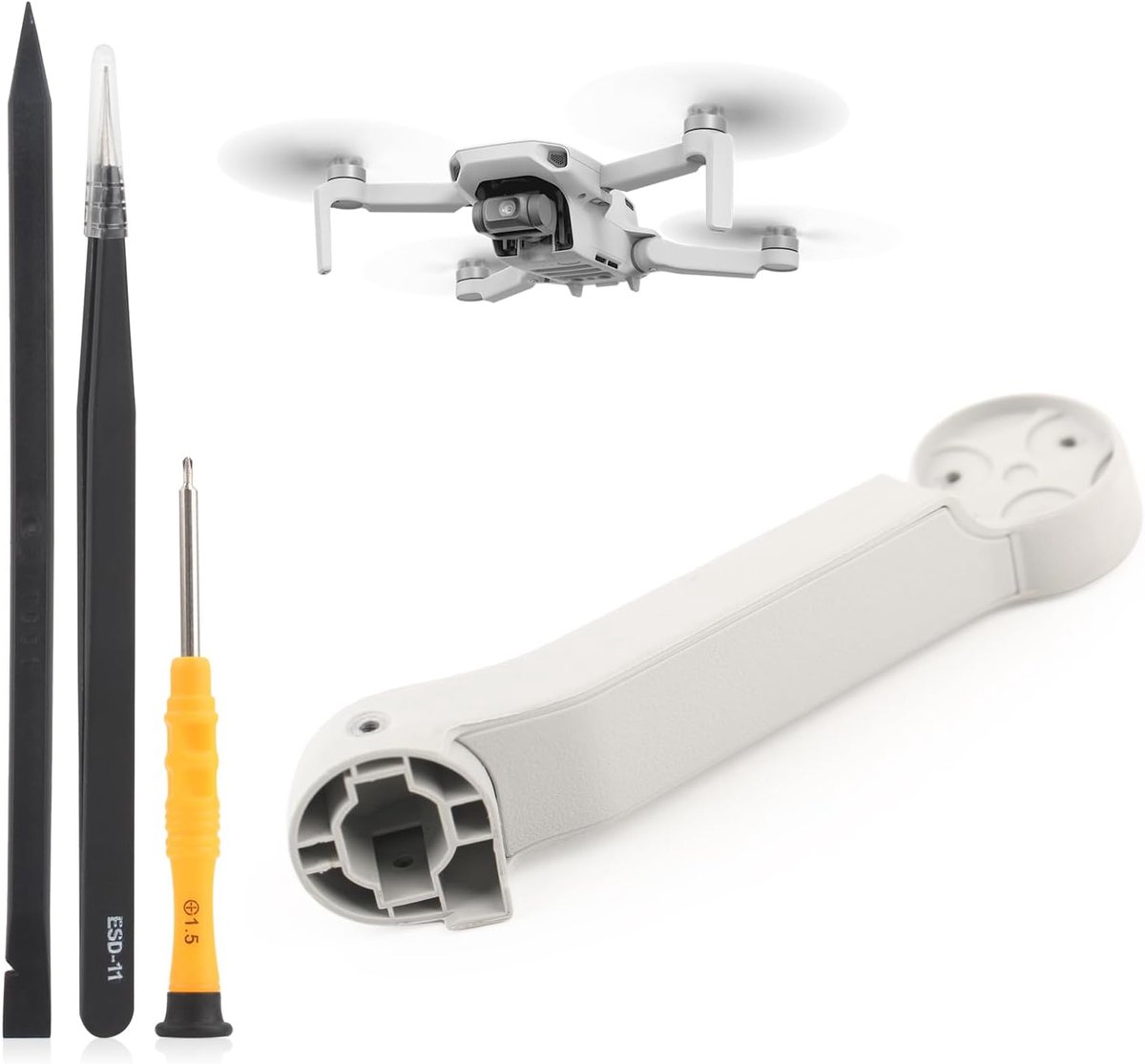 vervangende arm reparatie onderdelen voor DJI Mavic Mini/Mini 4K vervangende arm shell onderdelen voor DJI Mini 2 arm onderdelen voor Mini SE drone accessoires met gereedschapsset (zonder