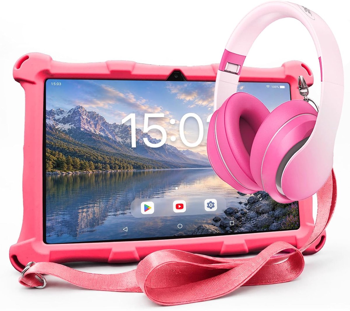 Kindertablet XL - 10 Inch HD - 3 + 4 GB RAM - 32 GB ROM - Veilig en educatief - ShopVlot