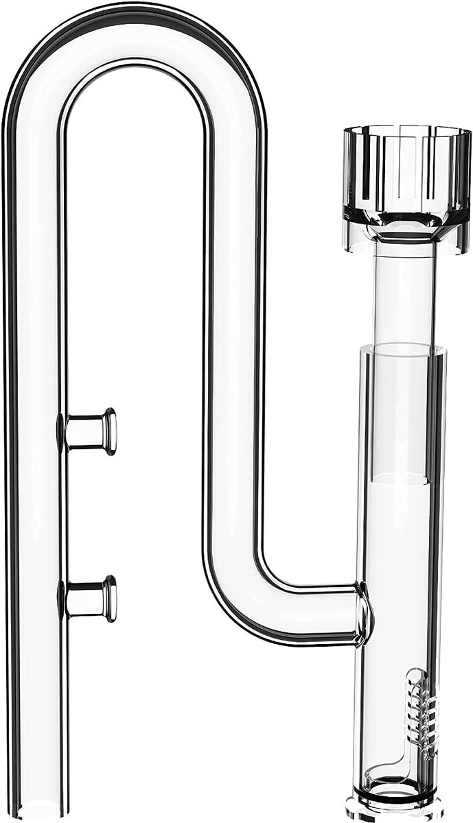 Aquairum Mini Glass Skimmer Lelie Pijp voor Mini en Nano Tank Filter