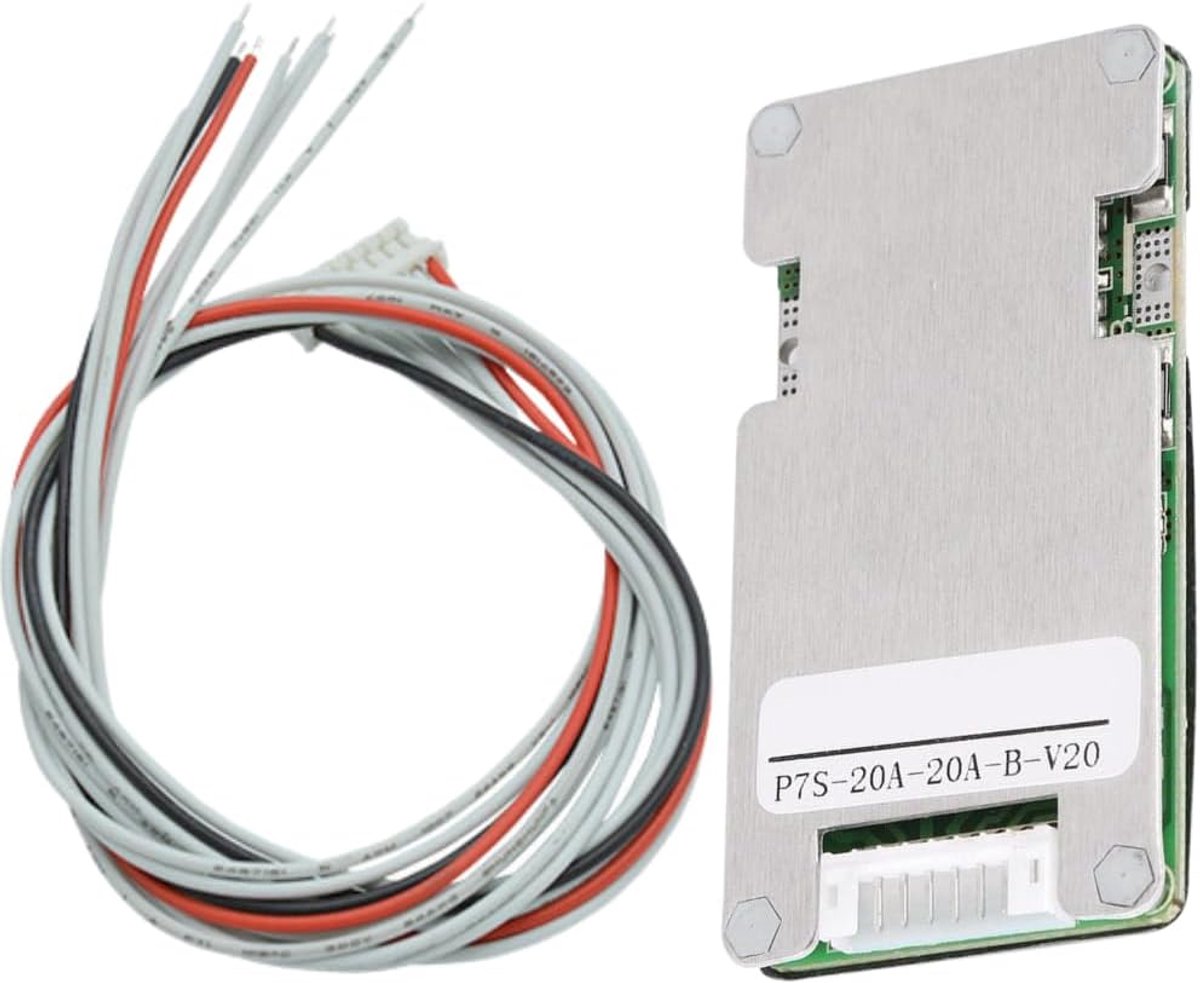 Beschermbord - 24 V 20A 7S Lithium Li-ION 18650 BMS batterijbeschermingspaneel met balancing