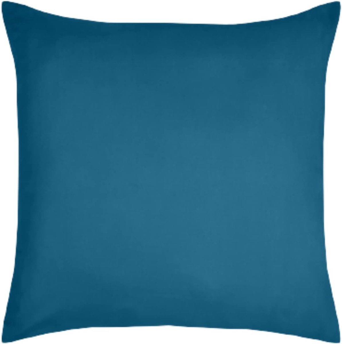 - Kussensloop maat 63 x 63 cm - 100% katoen Oeko-Tex gecertificeerd - Uitstekende kwaliteit - Petrol - Model Eden - Beddengoed voor thuis - Zacht en comfortabel - Unisex - Unisex