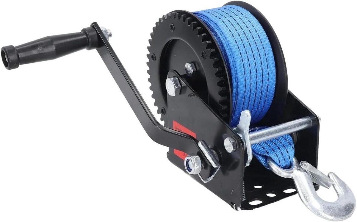 Handlier - Trek Lier - Zware Objecten Verplaatsen - Dubbele Ratel - 1600 lbs - Zilverkleurig