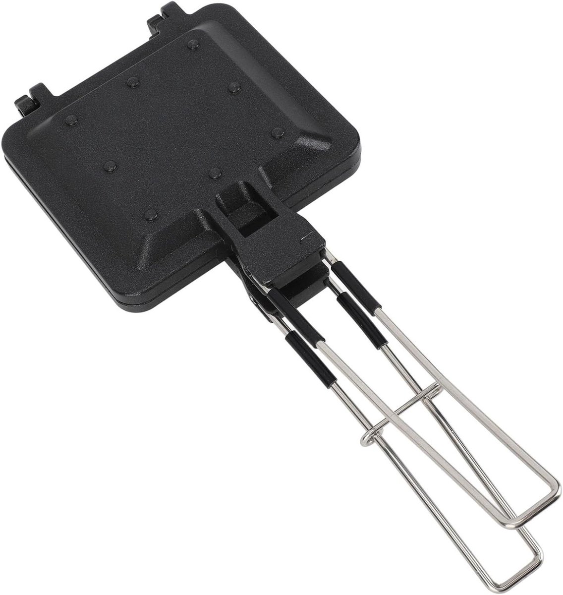 Sandwichmaker Pan - Tosti Grill - Buiten Koken - Dubbelzijdig Koken - 20 x 15 x 5 cm - Zwart