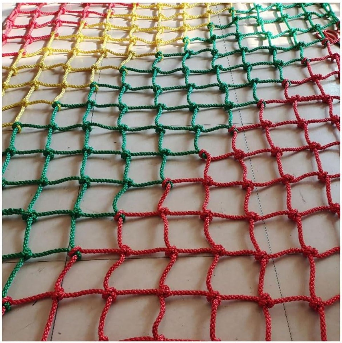 Klimnet voor kinderen - Speeltuinnet Klimtouw - Actief Spelen - Versterkte Nylon Vezels - 2 x 3 m - Zwart