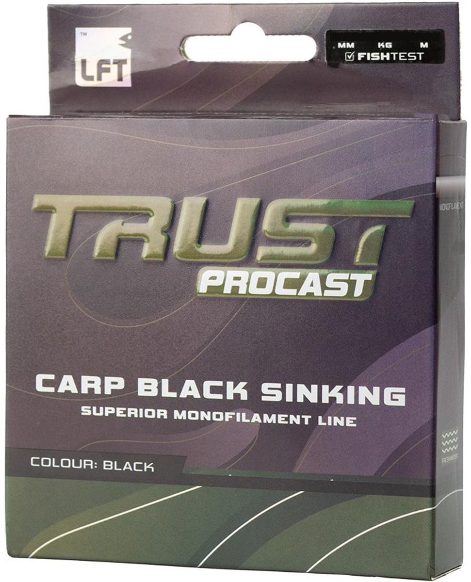 LFT Trust ProCast Carp Black Sinking 300mtr 0,34mm 11,09kg