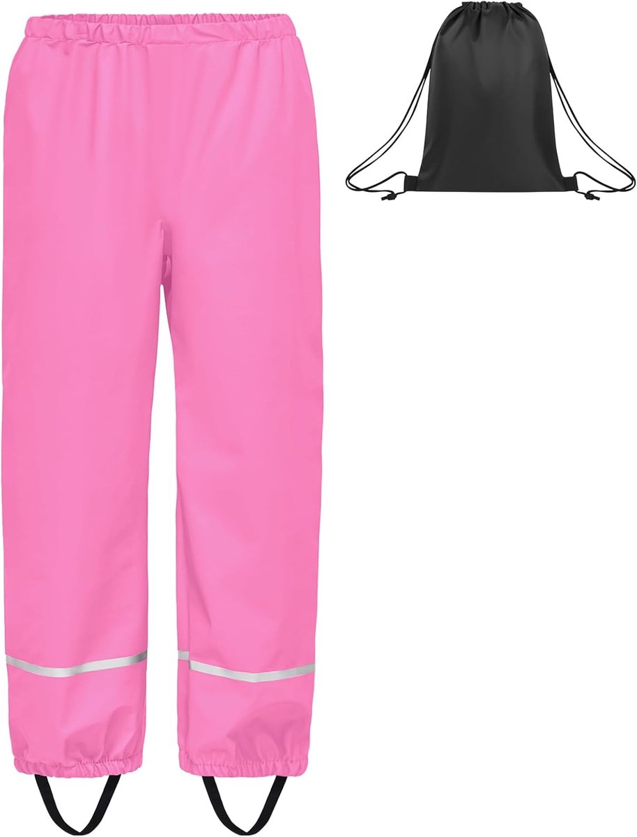 regenbroek voor kinderen, modderbroek, zonder bandjes, met