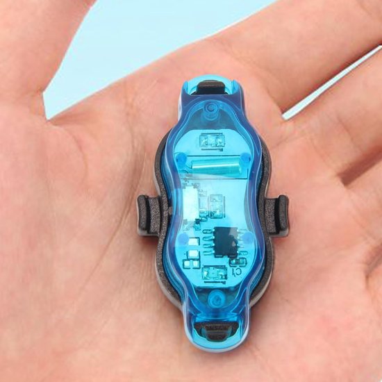Spaakverlichting Fietswiel - Wielverlichting Fiets - Nachtelijk Fietsen - Regenbestendig Ontwerp - 6 x 5 x 2 cm - Blauw — afbeelding 3