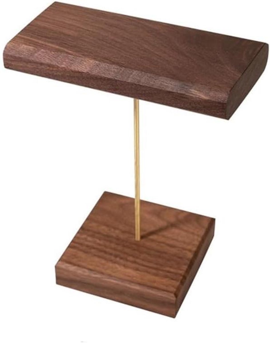 Sieraden Displayrek - Juwelier Rek - Sieraden Presenteren - Walnoot Hout - 10x10x10 mm - Niet gespecificeerd