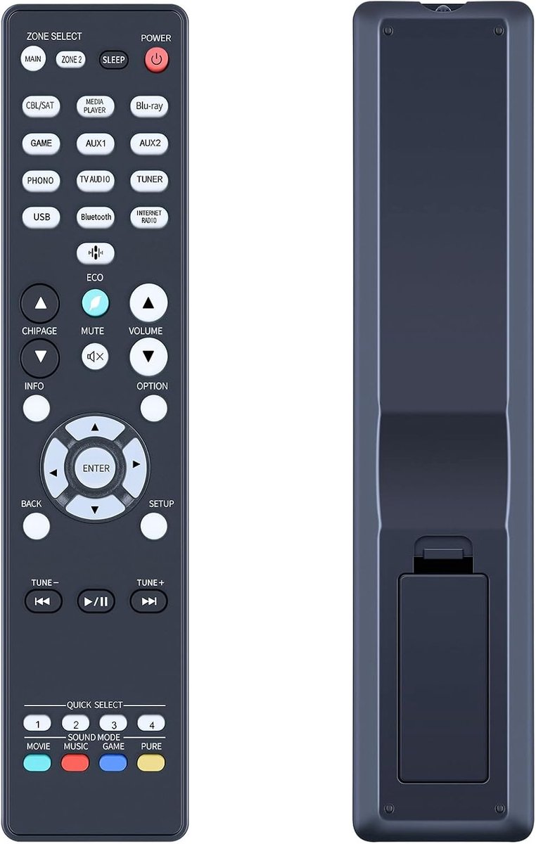 Afstandsbediening vervanging - voor DENON 8K Ultra HD AV surround receiver - eenvoudig in gebruik - ShopVlot