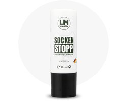 LM-Kreativ Sock Stop Colour textielverf - antislip verf voor sokken en tapijten - wit - 90 ml