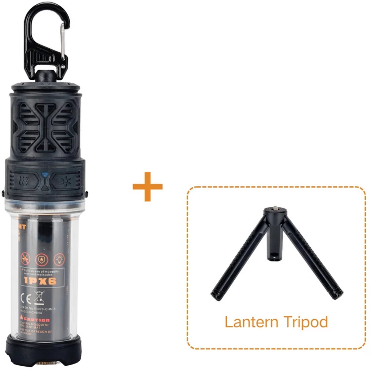 RoosCamp RoosRepel 3-in-1 Muggenverjager – Campinglamp 650 Lumen – Powerbank 5000 mAh – Tot 9 Meter Bereik – IPX6