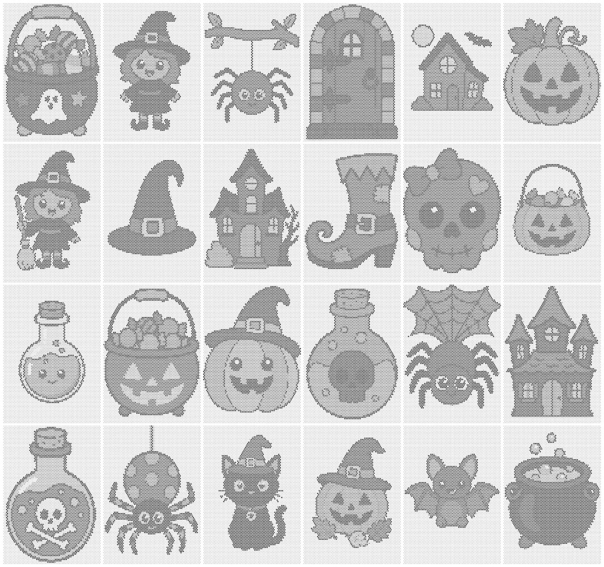 HappyDots DOT Painting Valuepack Halloween (24 stuks)