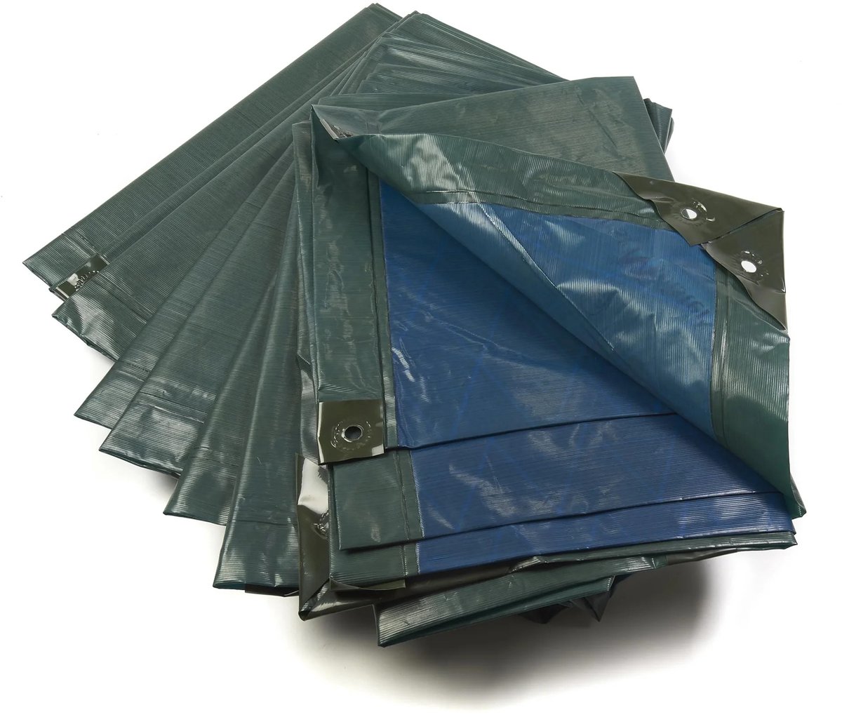 Afdekzeil groen/blauw 150 g/m² - 8 x 12 m