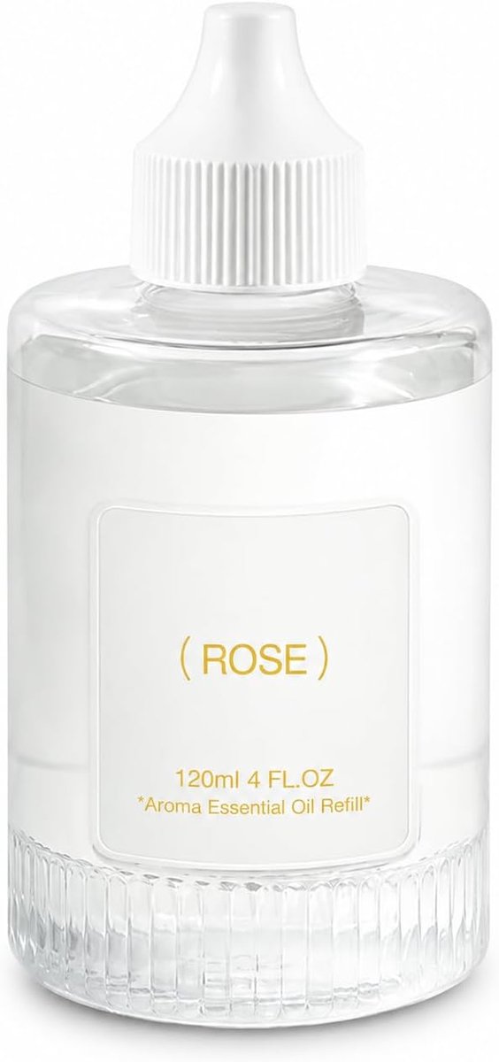 SnelShoppen - Navulling Auto Luchtverfrisser Roos Geur - Geurolie Refill voor Elektrische Diffusor - Vervangingsflesje voor Auto - 150ml - Romantische
