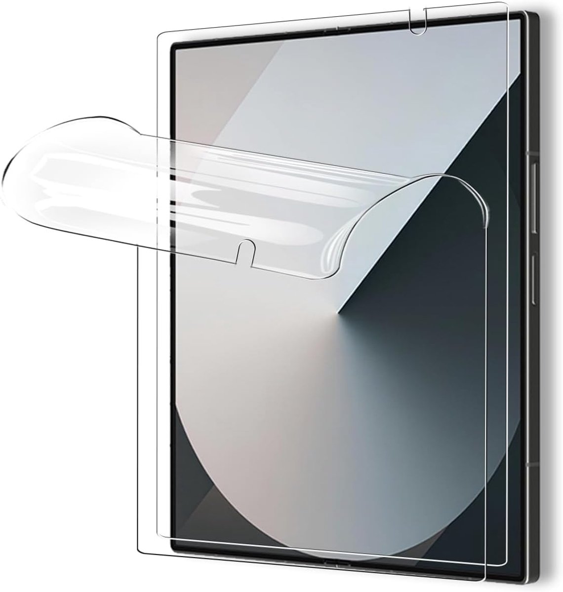 Beschermfolie voor Galaxy Fold 6 flexibele TPU-folie 2 stuks, niet-pantserglas, luchtbelvrij, zacht, krasbestendig voor Galaxy Fold 6