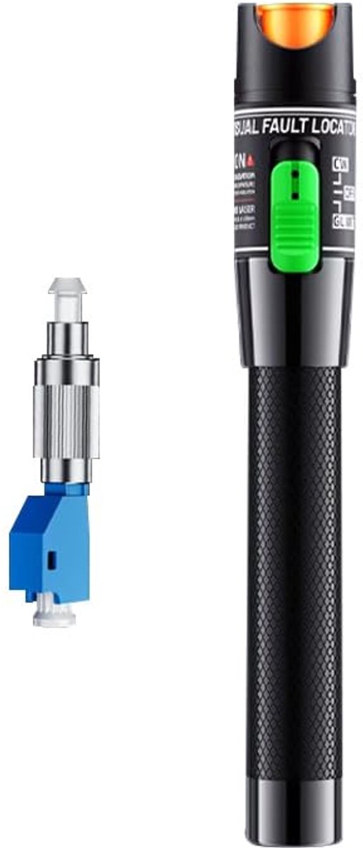 30 km Visual Fault Locator Pen Type Fiber Optic Tester met FC Male- LC Female Hybrid Adapter voor Fiber Optical Light Tester Pen voor visuele detectie van defecten