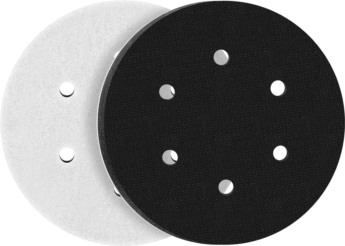 2 stuks 150 mm zachte spons interface - 6 gaten - zacht