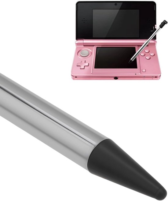 5 stuks uitschuifbare metalen stylus compatibel met Nintendo 3Ds — afbeelding 2