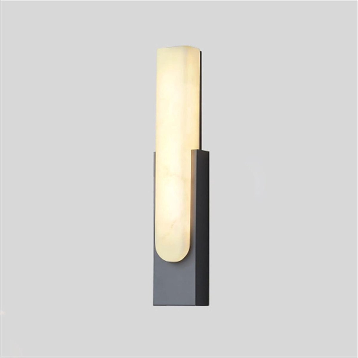Wandlamp - Wandverlichting Slaapkamer - Woonruimte Verlichten - Gezellige Sfeer Creëren - 1 x 1 x 1 cm - Zwart Grijs
