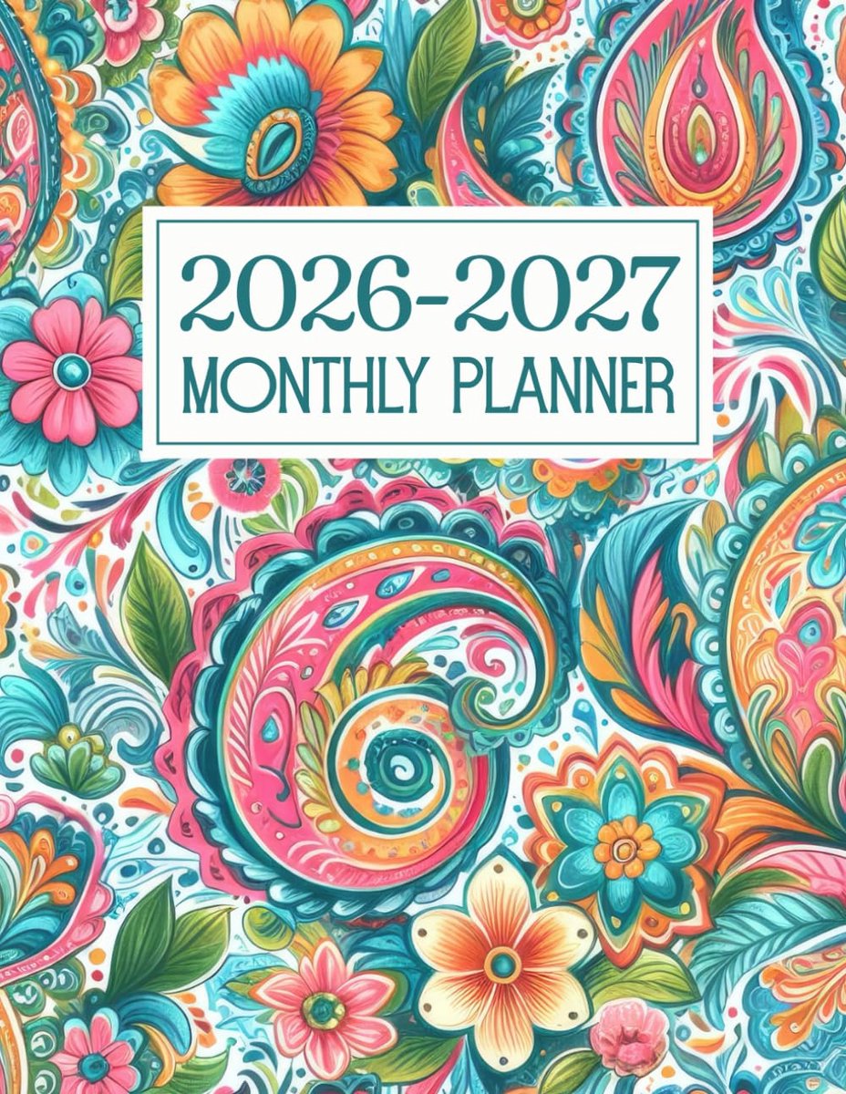 Maandplanner 2026-2027 - 2 Jaar van Jan 2026 - Dec 2027 - Handige indeling - Perfect voor organisatie - ShopVlot