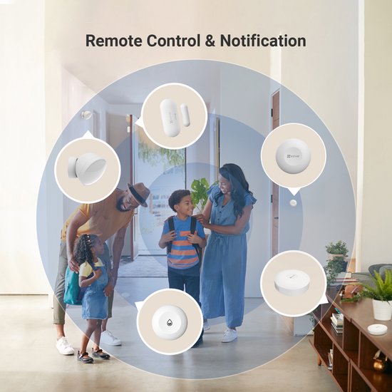EZVIZ A3-R200 - Smart Bridge & Domotica Hub - Compatibel met Matter & Apple HomeKit - Centrale Smart Home Bediening - Wit van EZVIZ — afbeelding 4