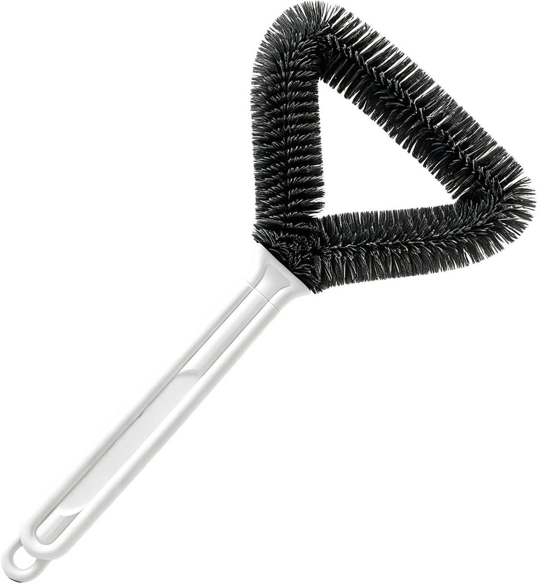Raamscherm Schoonmaakborstel - Pluiswasborstel Mesh Reiniger - Horren Reinigen - Dubbelzijdig Ontwerp - 32 x 17 cm - Grijs