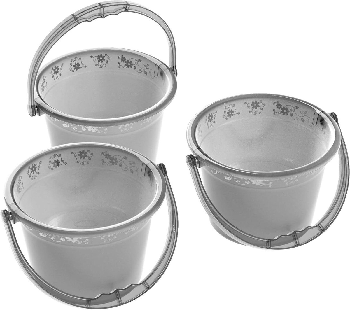 Wastafel Set - Spoelbakken Keuken - Afwassen en Reinigen - BPA-Vrij Kunststof - 72 Liter - Transparant Zwart