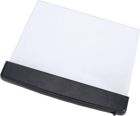Paginapaneel Lamp - Leeslamp Boek - Nachtelijk Lezen - Hoge Definitie Glas - 18.5 x 15 x 2.5 cm - Zwart — afbeelding 3