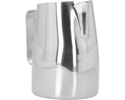Koffiekan RVS - Melkopschuimer Kan - Latte Art Maken - Gemakkelijk Schoon - 400 ml Capaciteit - Zilverkleurig