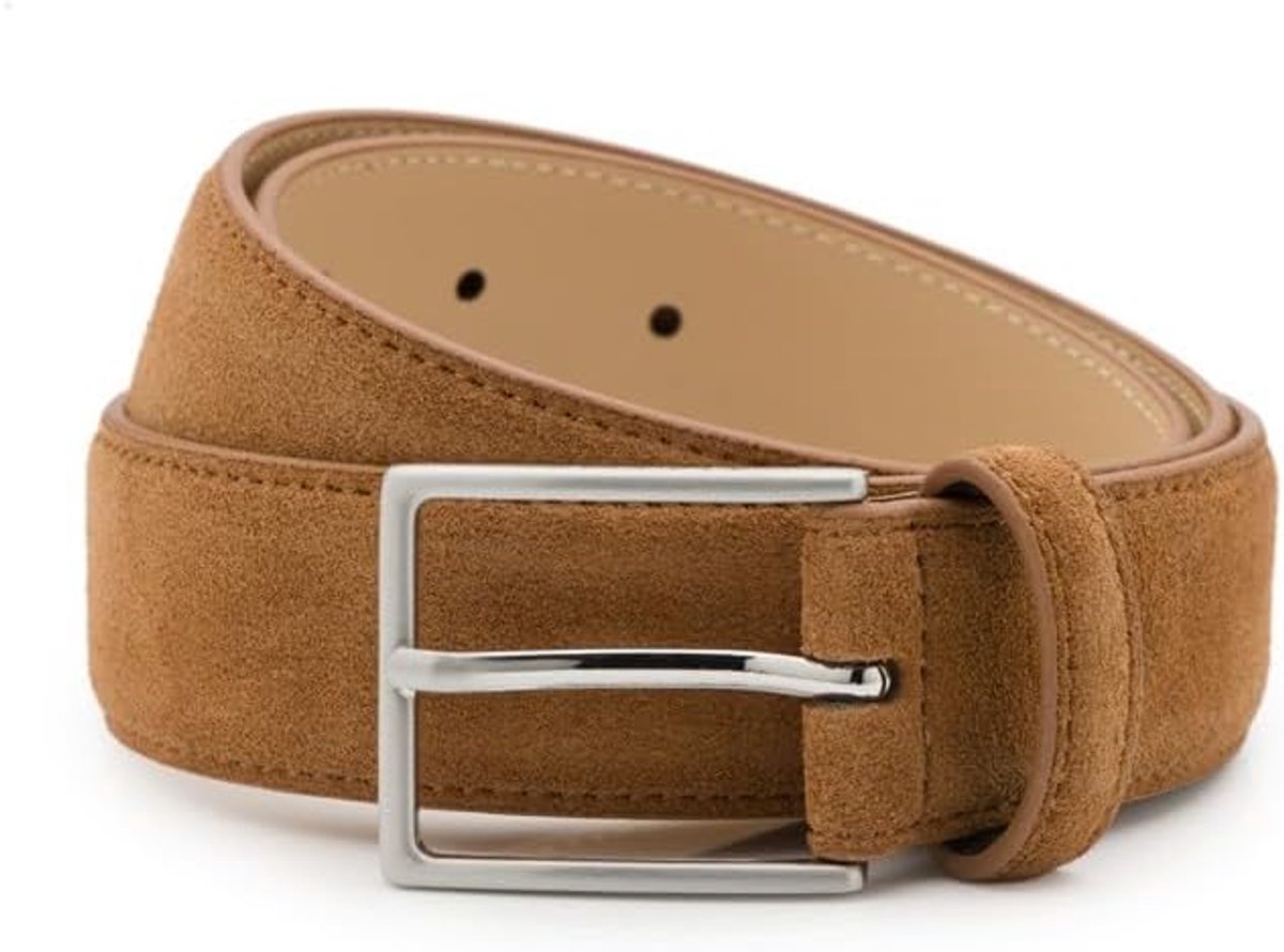 Suède heren riem Bobby - 3,5cm breed