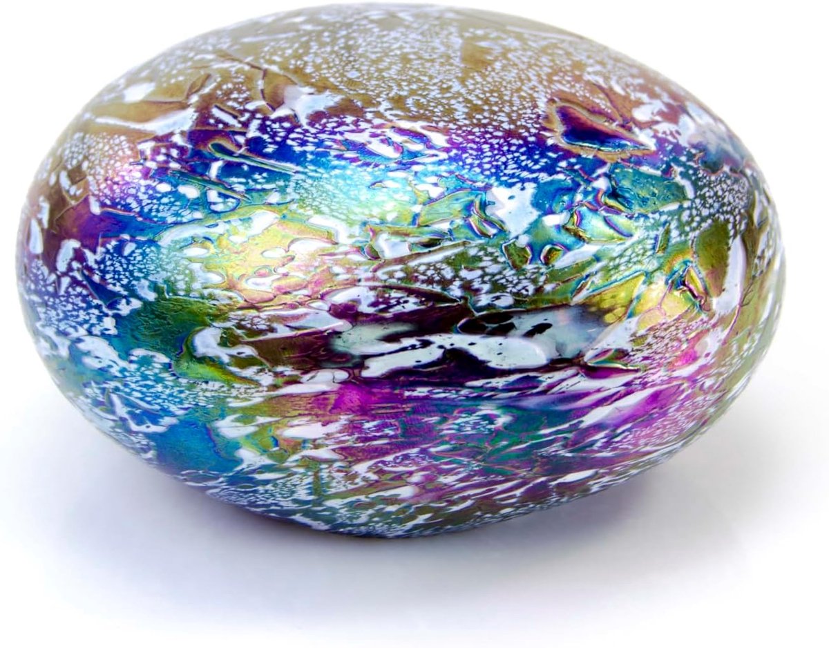 Urn Steen Silver Glow - Crematie Urn voor As - Gedenkurn - Kleine