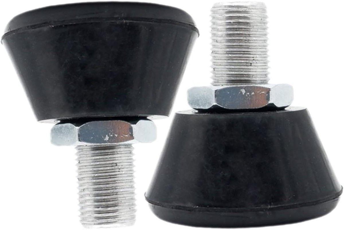 Teenremmen Rolschaatsen - Skate Stoppers - Veilig Remmen - Ergonomisch Ontwerp - 5.3x4.9cm - Zwart