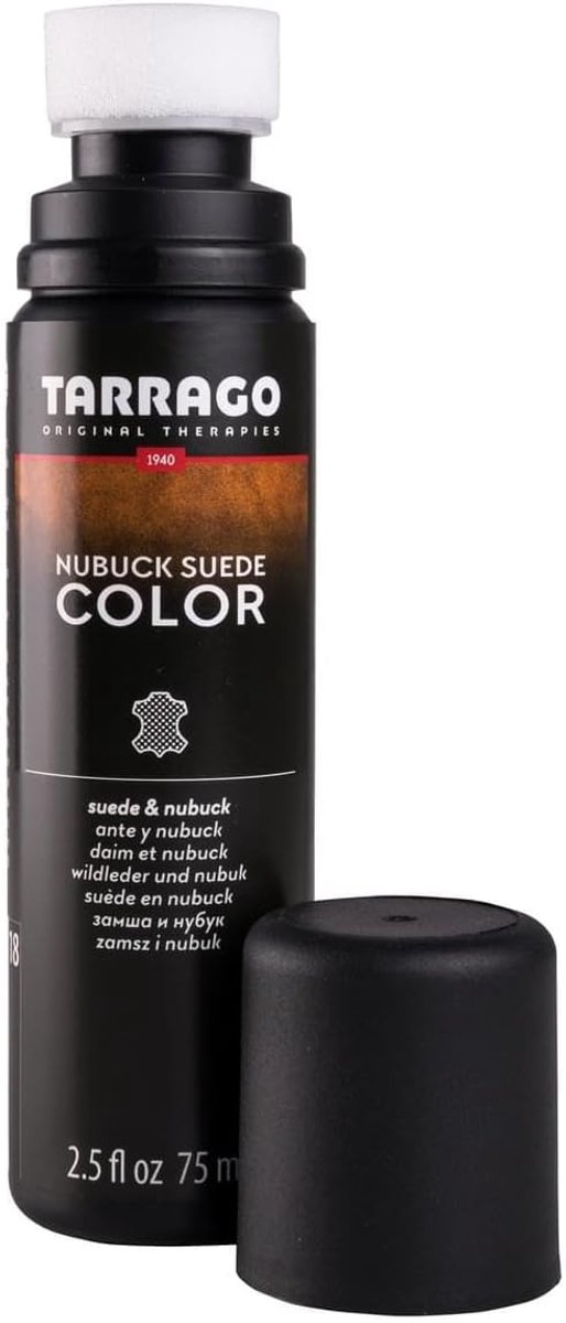 SnelShoppen - Nubuck Suede Kleurvernieuwer 75 ml - Onderhoudsproduct voor Suède en Nubuck (Zwart 18) - Schoenreparatie en Bescherming