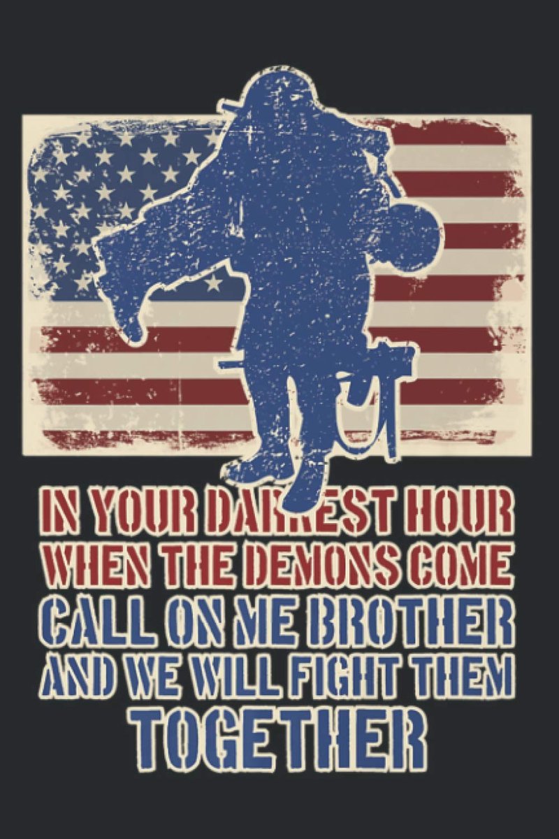 SnelShoppen - In Your Darkest Hour Wanneer Demonen Komen Veteranendag: Ongeplande Dagelijkse Planner 6" x 9", Dagelijks Organiser, To-Do Lijst, Perfec