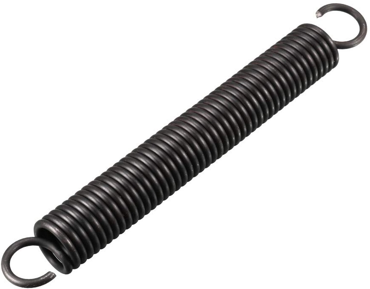 uxcell Extension Spring - 2.5mm Wire Dia , 18mm OD , 150mm Free Length Spring Steel Small Dual Hook Tension Spring