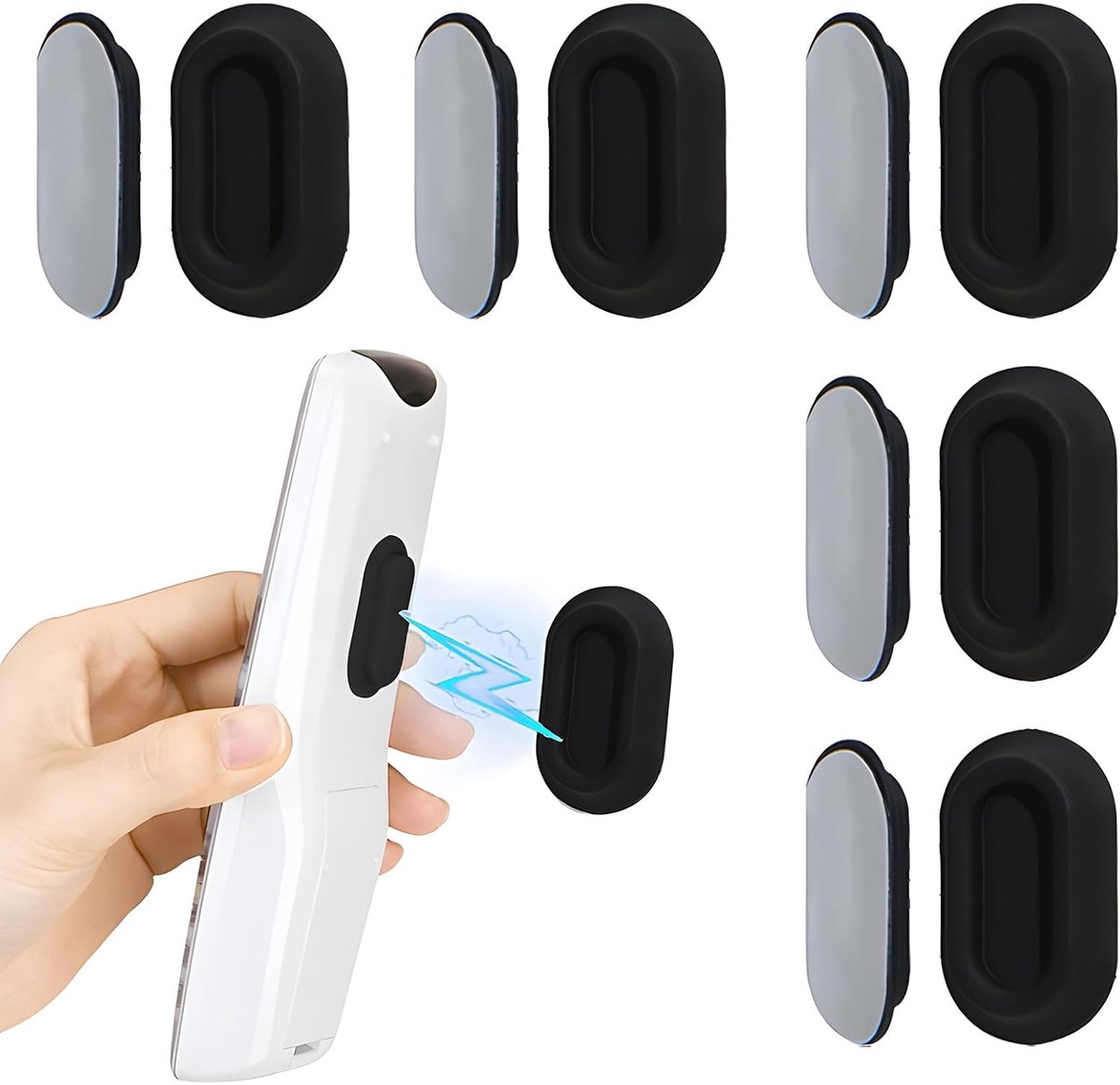 5 stuks wandhouder voor afstandsbediening, wandairconditioner, krachtige magnetische houders voor afstandsbediening, geschikt voor alle soorten huishoudelijke apparaten