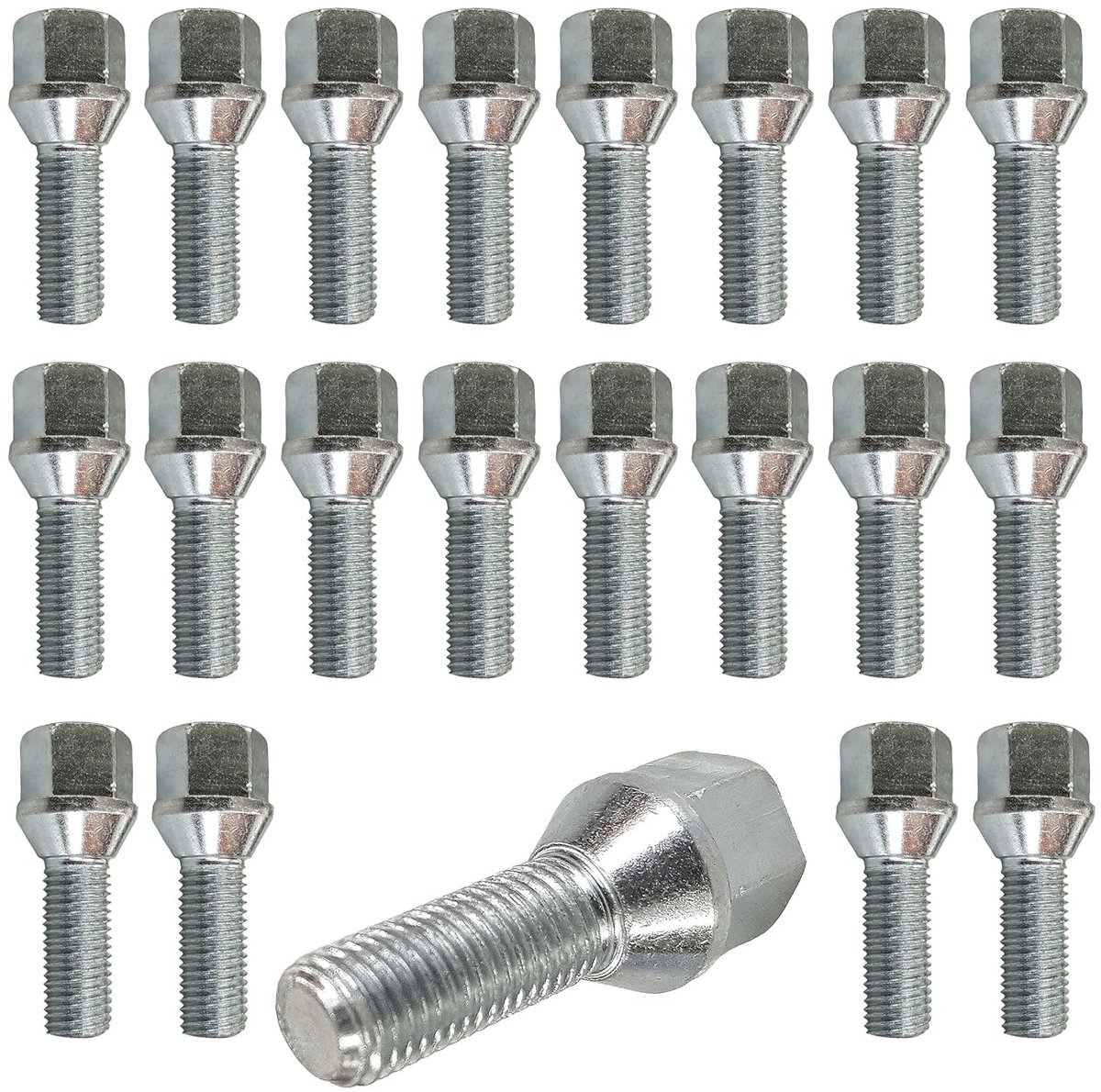 Bouten I M14 x 1,5 x 28 mm I Sw kegel 17 mm I compatibel met Bmw Audi