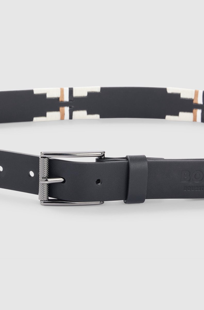 Boss Equestrian Signature Riem Core 100cm Zwart