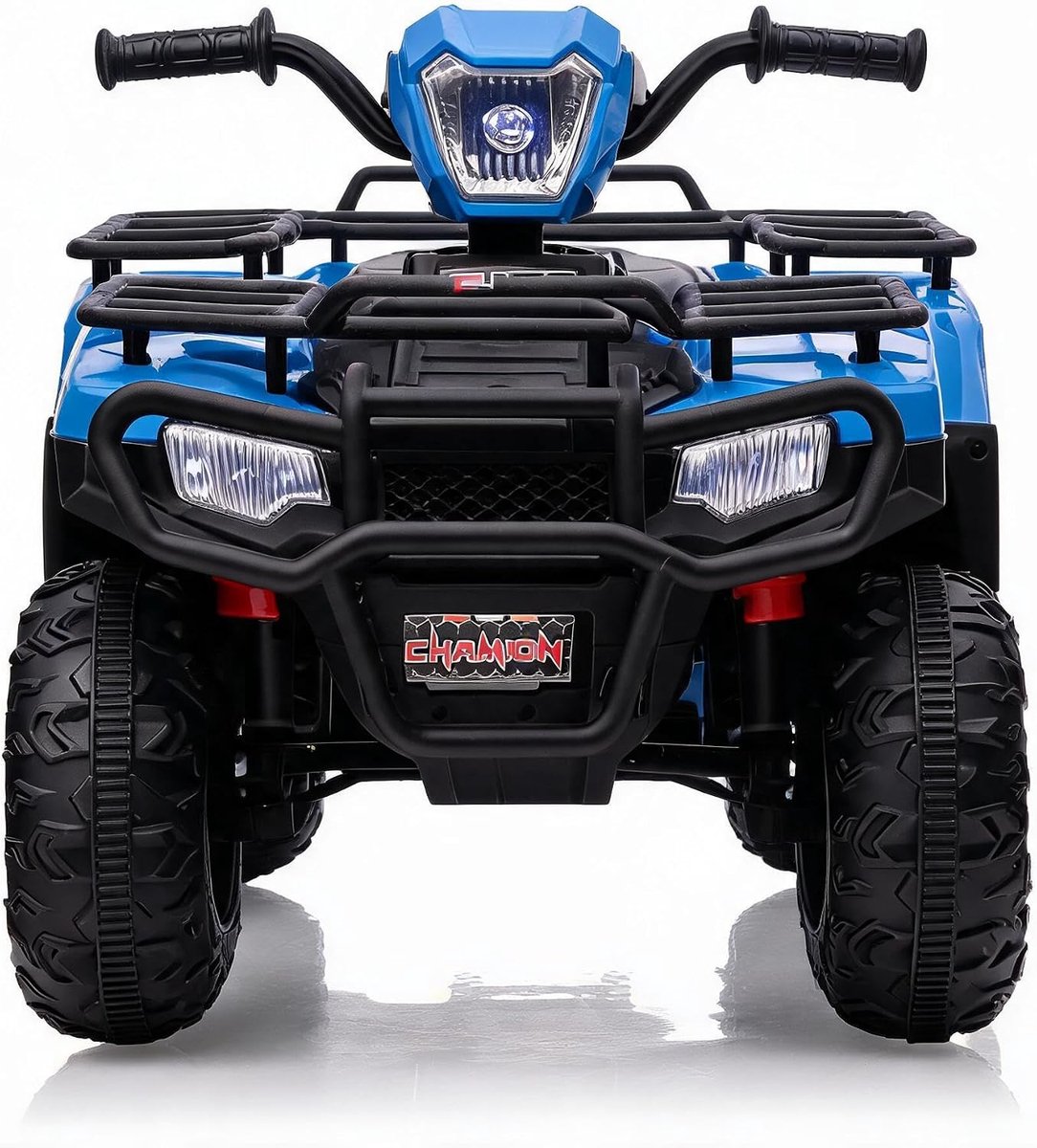 Triumpunpre - Elektrische kinderquad 12V - LED-koplampen muziek en USB - 2 snelheden - dubbele aandrijving 2x30W - voor 3-8 jaar - Blauw