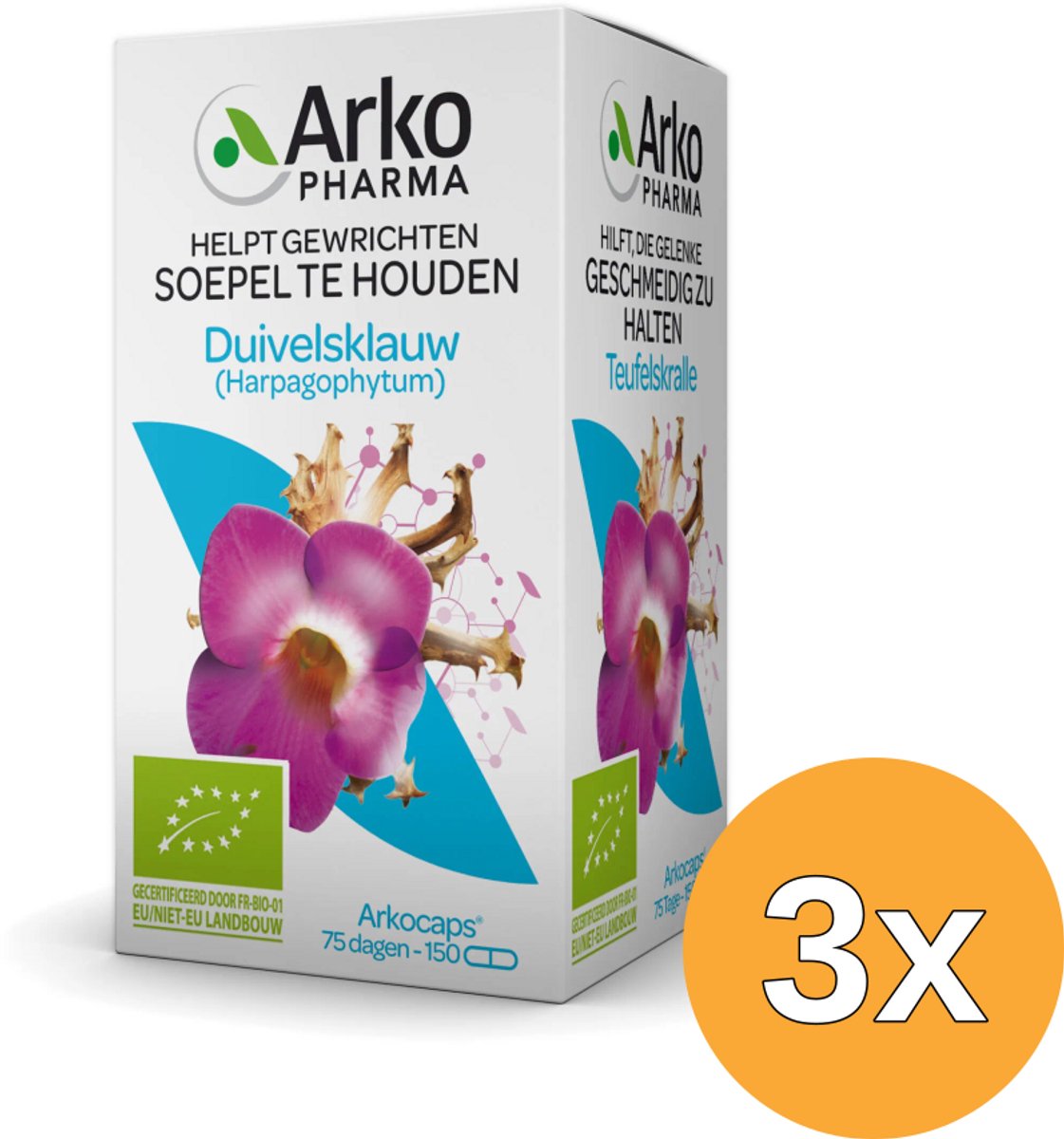 3x Arkocaps Duivelsklauw (150 capsules)