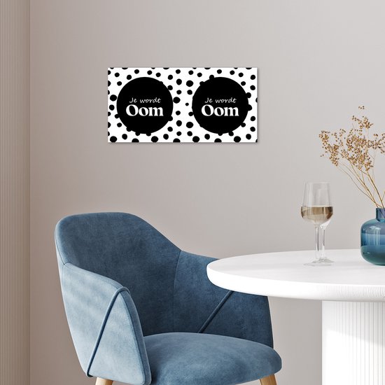 Affiche 'Tu deviendras tonton' - Citations - Proverbes - 40x20 cm