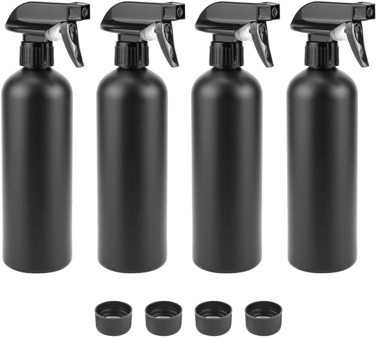 Dailygoods- Spuitfles 500ml - Set van 4 - Duurzaam kunststof - Fijne spray - Voor haarverzorging/bloemplantenverzorging - Herbruikbaar - Verstuiver