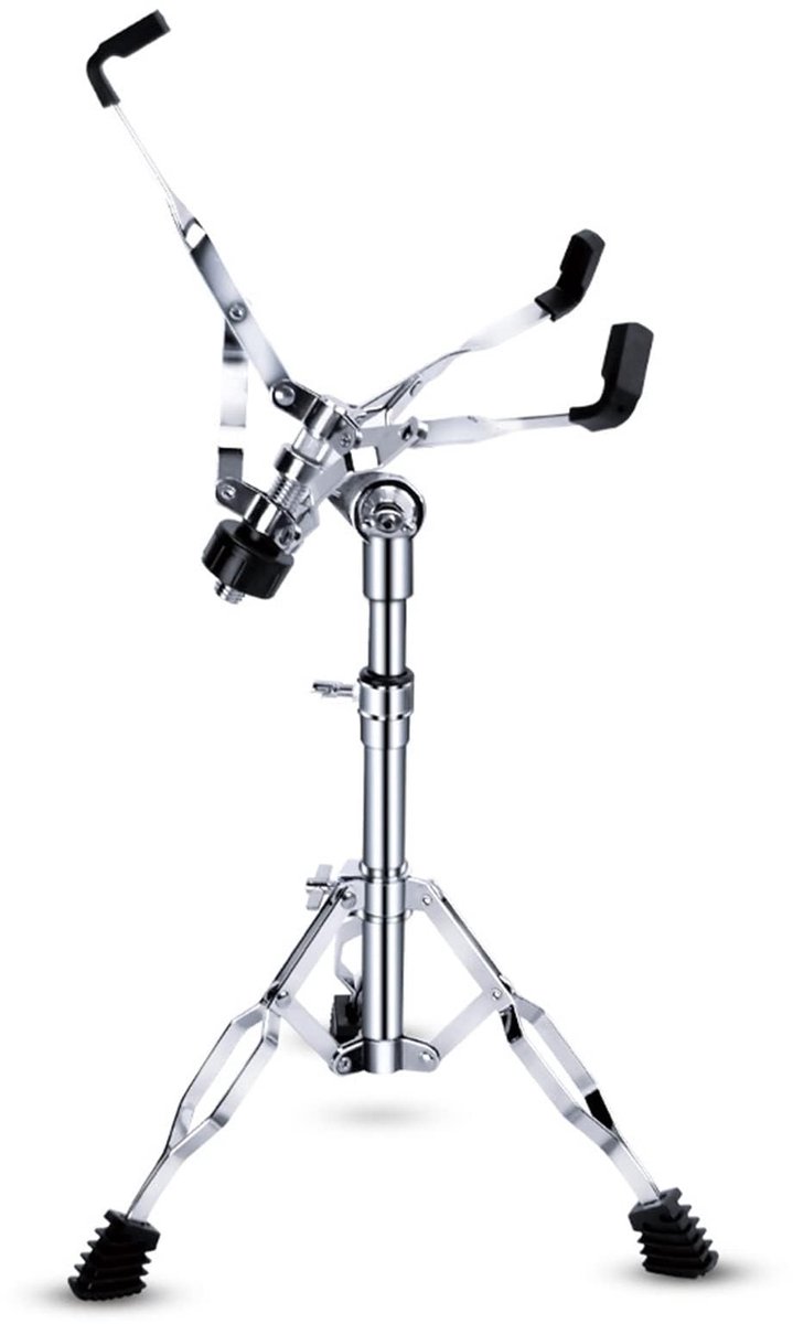 Dailygoods- Drumstandaard Verstelbaar - Verdikte Buizen - Universeel Ontwerp - Geschikt voor Snaredrums - Sterke Draagkracht - Stabiele Constructie - Drumhouder