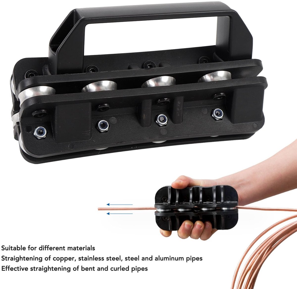 Dailygoods- Pijp Tool Handheld - Multifunctioneel Gereedschap - Geschikt voor Brandstofleidingen - Roestvrij Staal/Aluminium - Duurzaam - Hoge Taaiheid - Buisgereedschap
