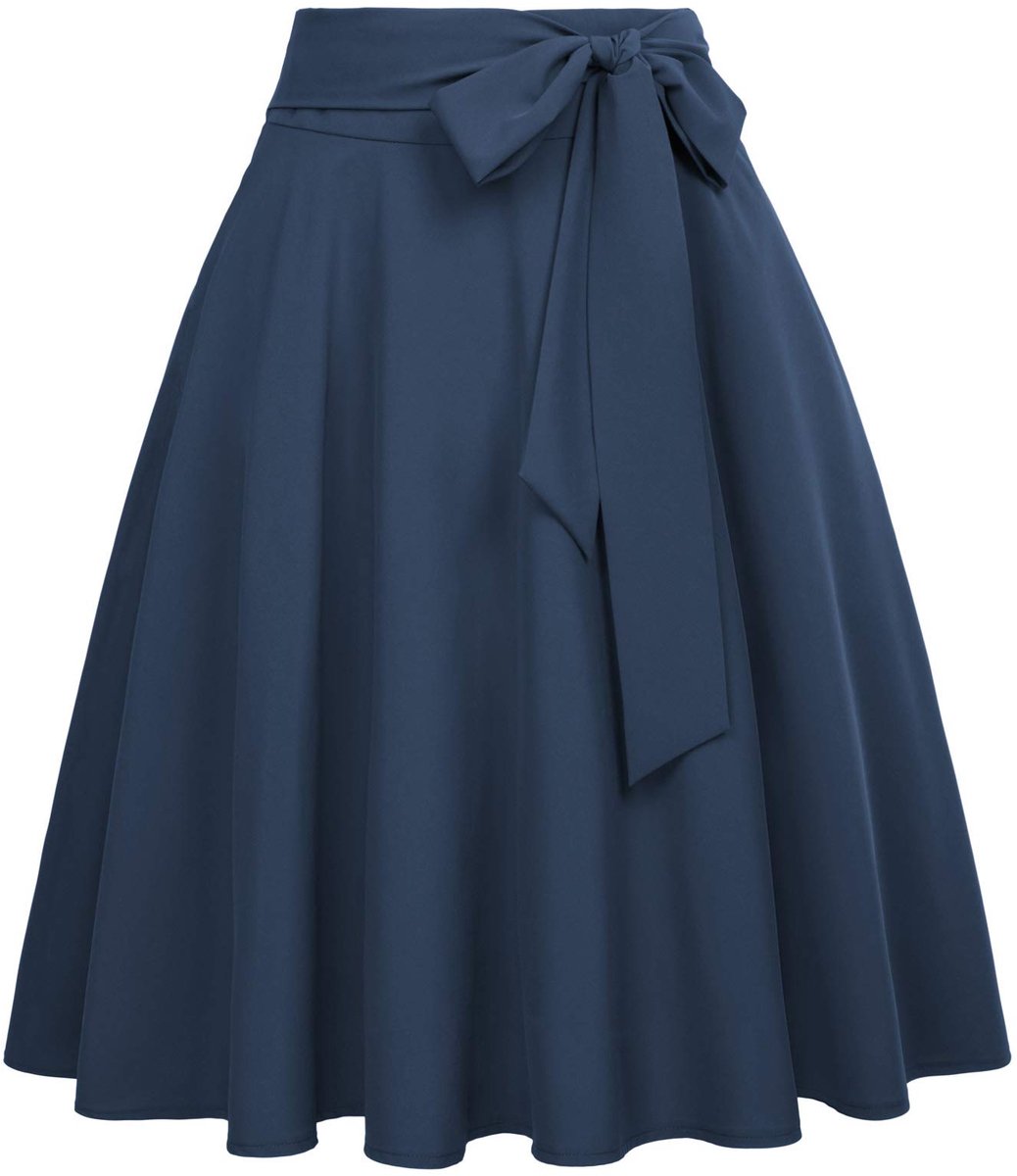 Poque GF560 Swingrok, jaren 50, geplooid, met zakken, voor een theekransje, cocktailavond