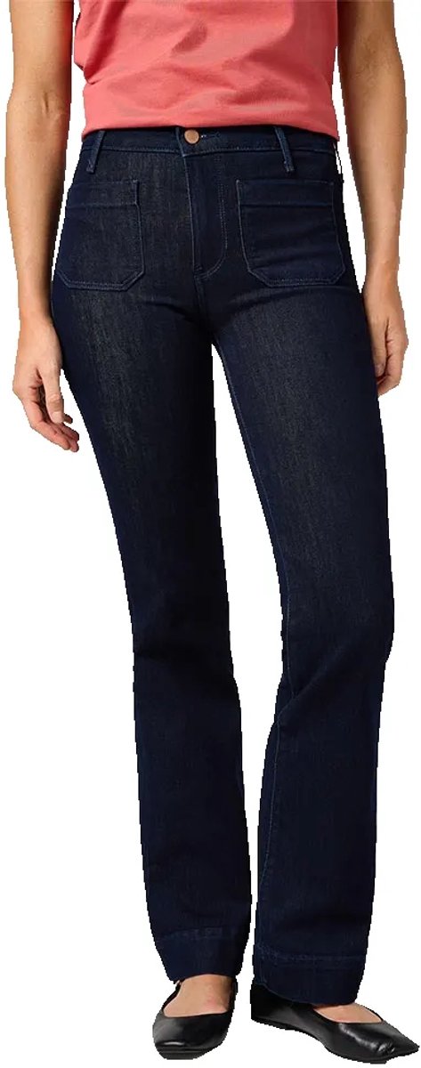 Wrangler Flare Spijkerbroek 32 32 Vrouw Soft Moonlight
