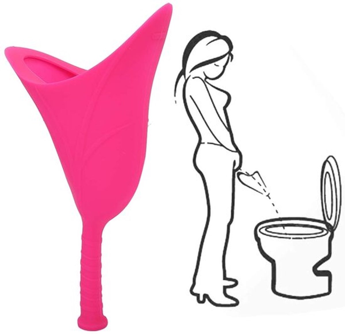 Store_8 - Vrouwen Urinoir - Draagbaar Plas Trechter - Roze