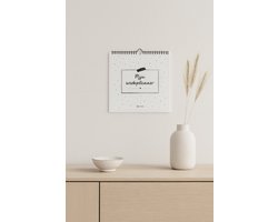 Fyllbooks Mijn weekplanner - Datumloos - Zwart-wit